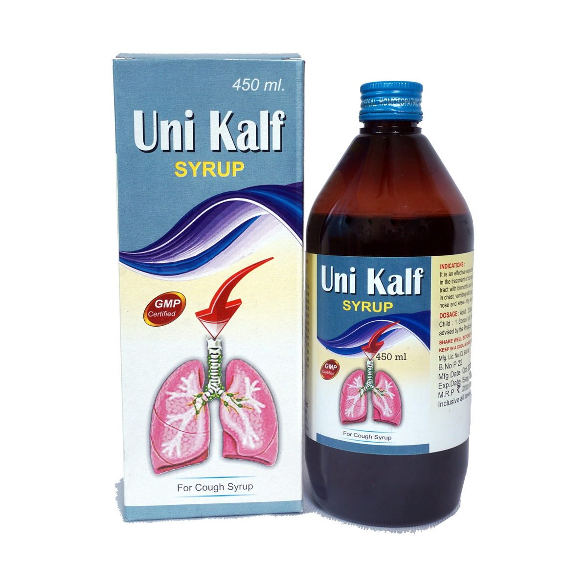Uni Kalf Syrup oral liquid pack