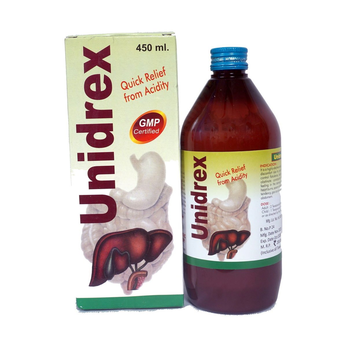 Unidrex oral liquid pack